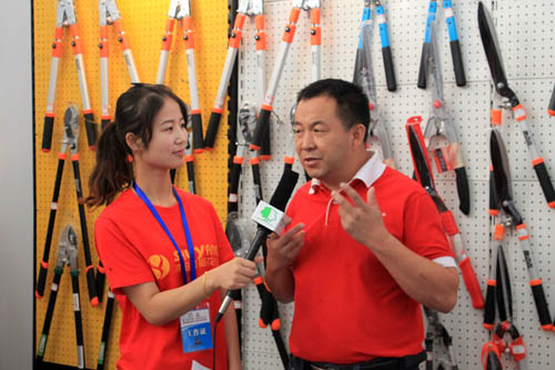 南北花木網現場采訪